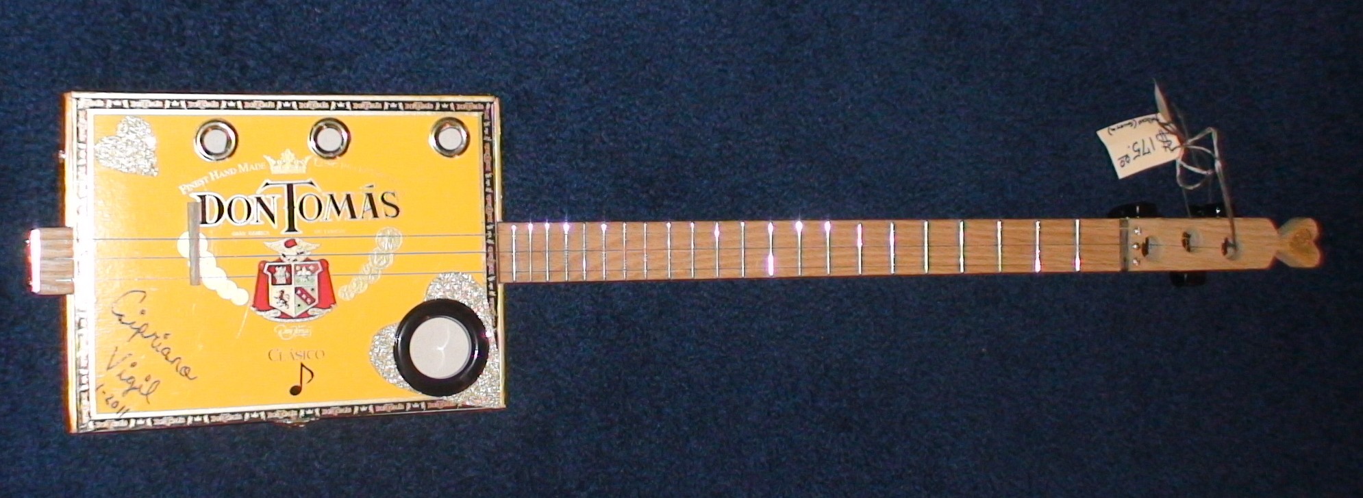 Don Tomas Cigar Box Guitar by Cipriano Vigil